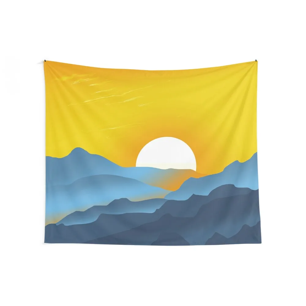 AroAce Pride Sunrise Landscape Tapestry House Decoration Cute Decor Room Design Tapestry