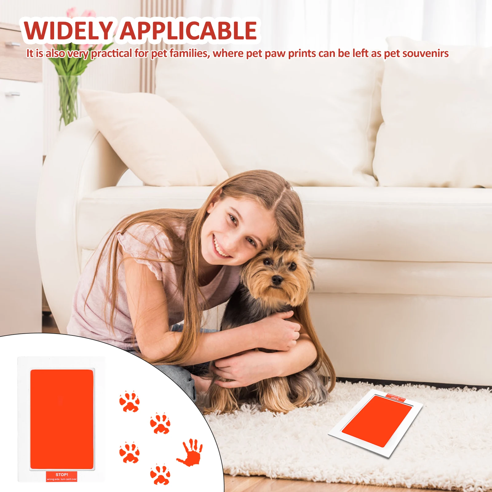 4 шт., набор для рисования лап и ног, без чернил