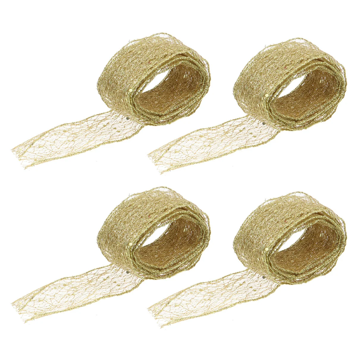 4pcs 2M Ribbons Premium Craft Ties For Gift Box Cake Diy Hair Bows Christmas Ribbon Festival Party Decor Ribbon