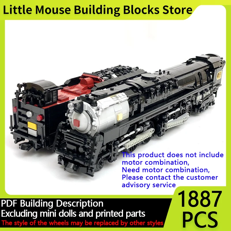 

City Car Model MOC Building Bricks Railroad Q2 Duplex Train Modular Technology Gifts Holiday Assemble Children Toys Suit