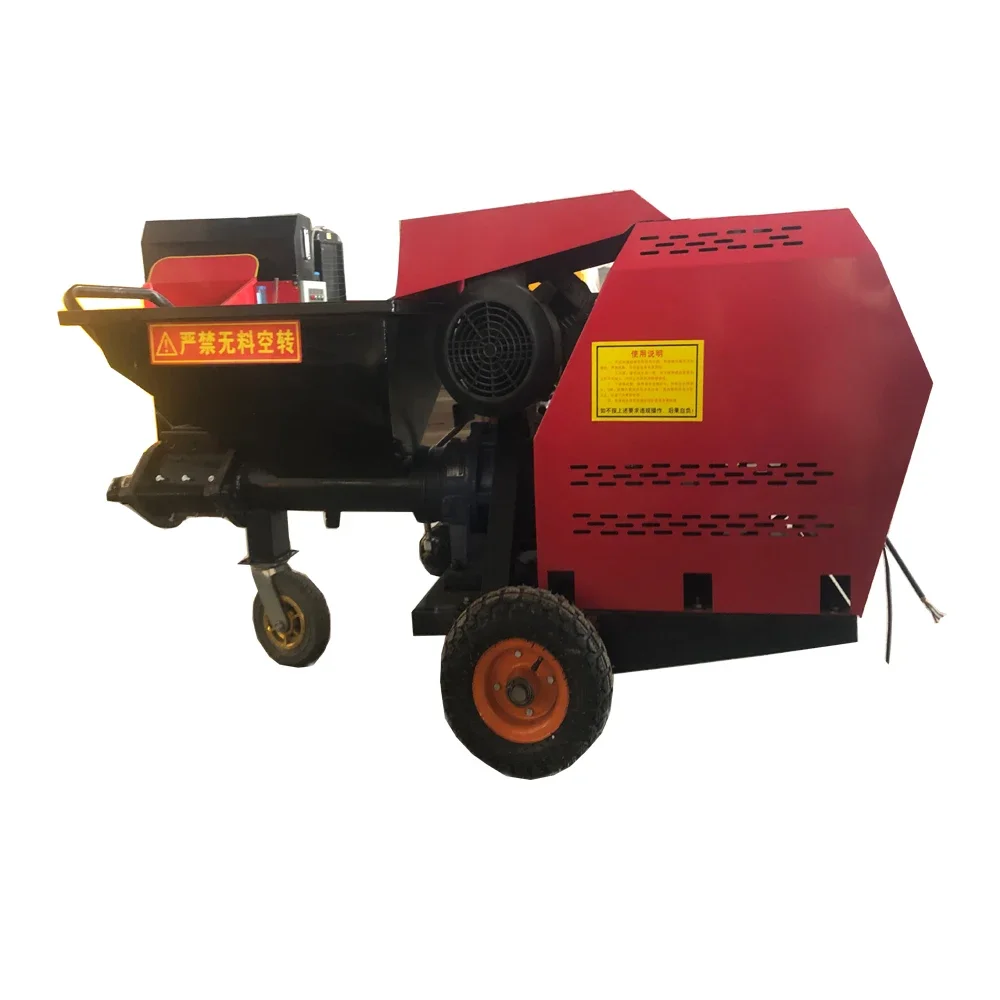 Hot Sale Powerful Uniform Spraying Of Latex Paint Real Stone Paint Waterproof Polymer Mortar Spraying Machine