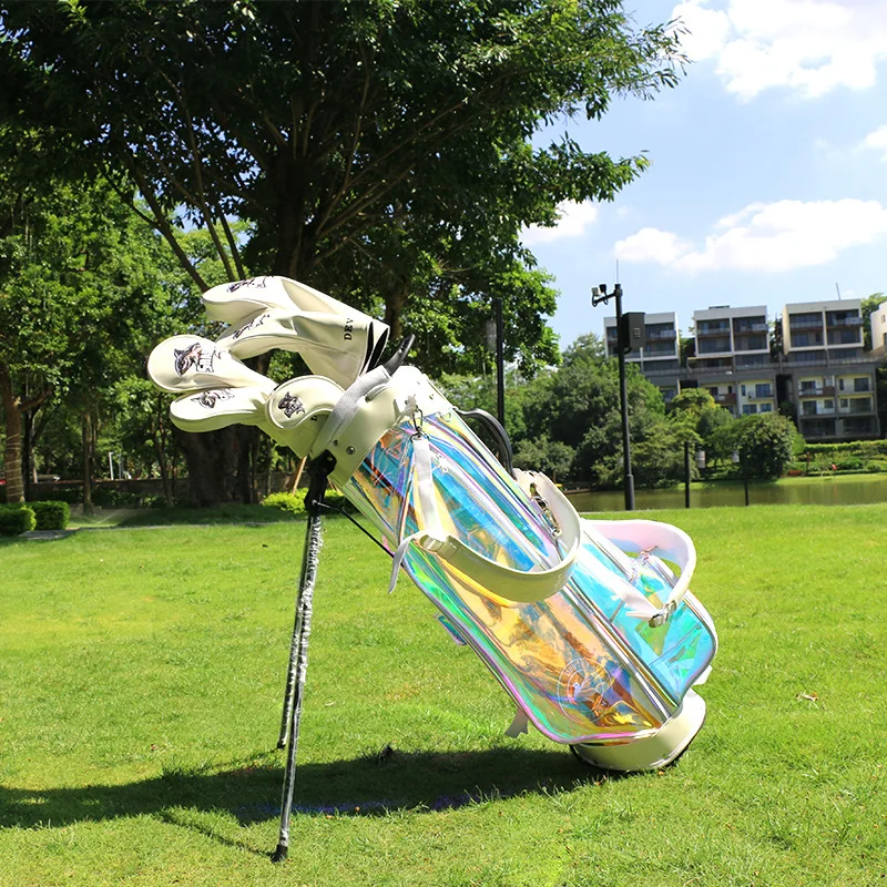 Красочная сумка-стойка для гольфа, женская сумка для клуба, модный красочный мяч, портативный, многоцветный, дополнительно непосредственно от