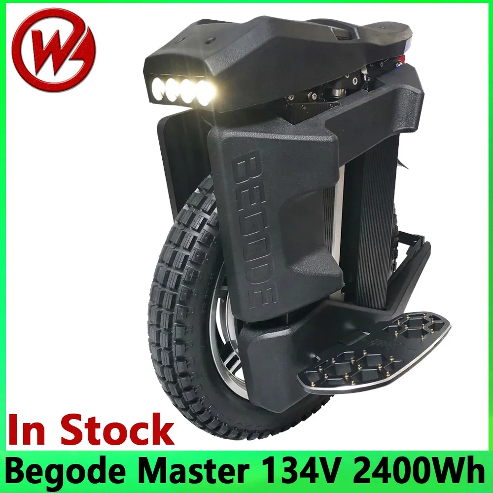 Begode Master V4 50E 3500W 134V 2400Wh 20inch Electric Unicycle New Metal Battery Case Wheel Self Balance Car