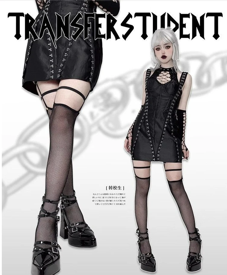 Transfer นักเรียนรองเท้ารองเท้าส้นสูง Rose Pointed รองเท้ากันน้ําแพลตฟอร์มรองเท้าส้นสูงรองเท้าสไตล์โกธิค Lolita ส้นรองเท้า