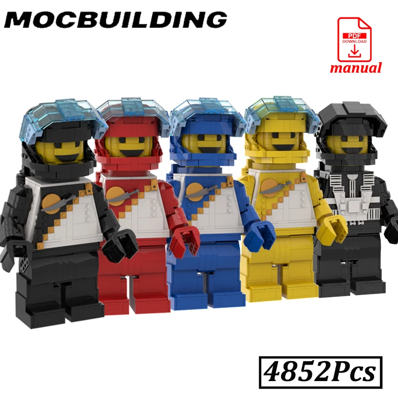 

Astronauts Blocks Model MOC Building Blocks Spaceman Bricks with Air Tank Construction Toys Gifts