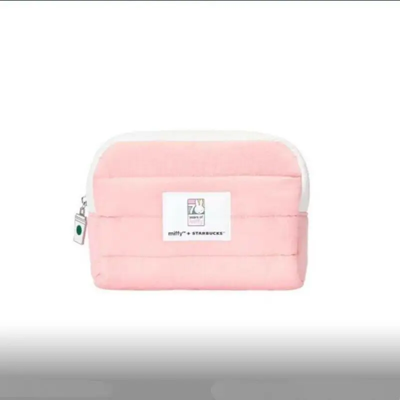 Miffy Makeup Bag Kawaii Cartoon New Miffy Rabbit Pink Dopamine Shoulder Bag Makeup Bag Girl Birthday Gift view 3