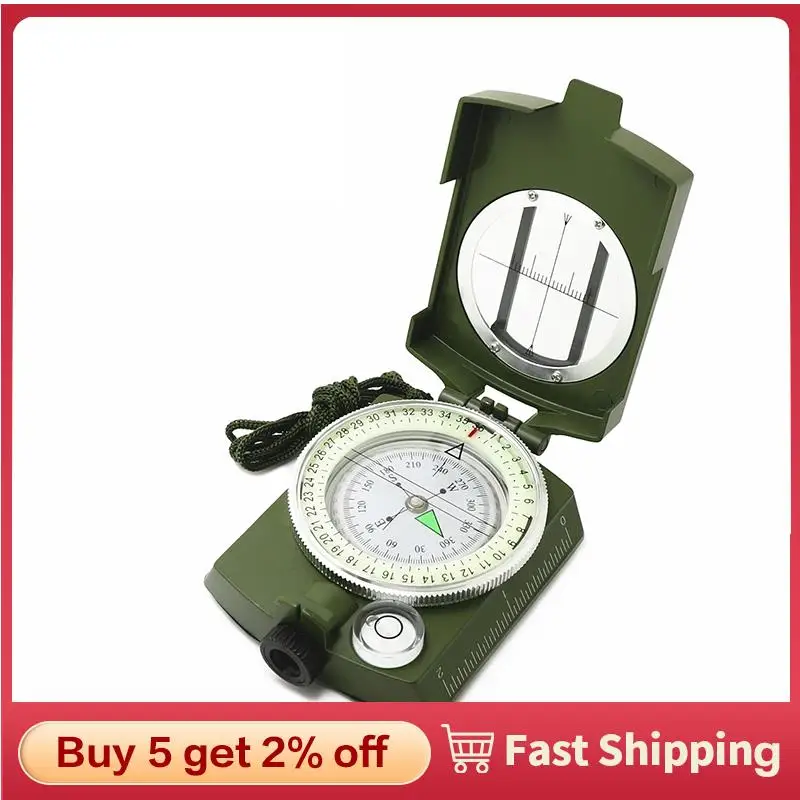 

Compass High-Precision Military American Style Multifunctional Prismatic Compass Night For Outdoor Camping Hiking
