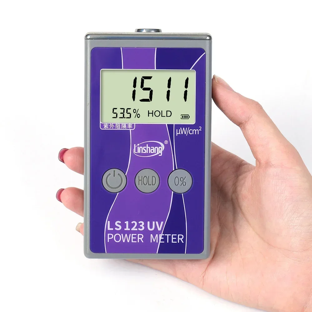 LS123 365nm UV Rejection Radiation Intensity Measurement Glass Solar Film Window Tint Tester UV Power Meter2025