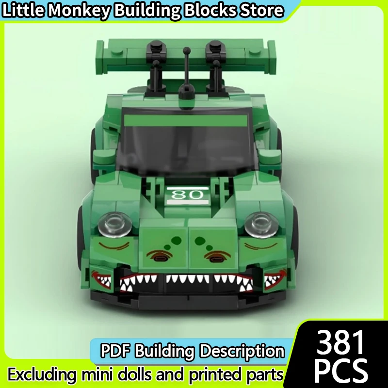 

Speed Racing Car Model MOC Building Bricks GT3 R Racing Car Modular Technology Children Holiday Gifts Assemble Toys Suit