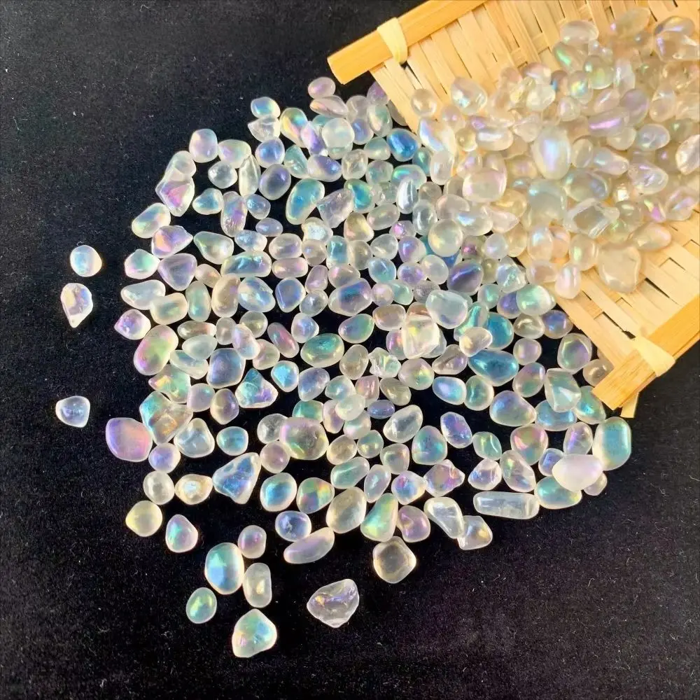 

Rainbow Moonstone Gravel Wishing Bottles, Indoor Plants and Garden Decorations Particles Ornaments Fish Tank Landscaping Gravel