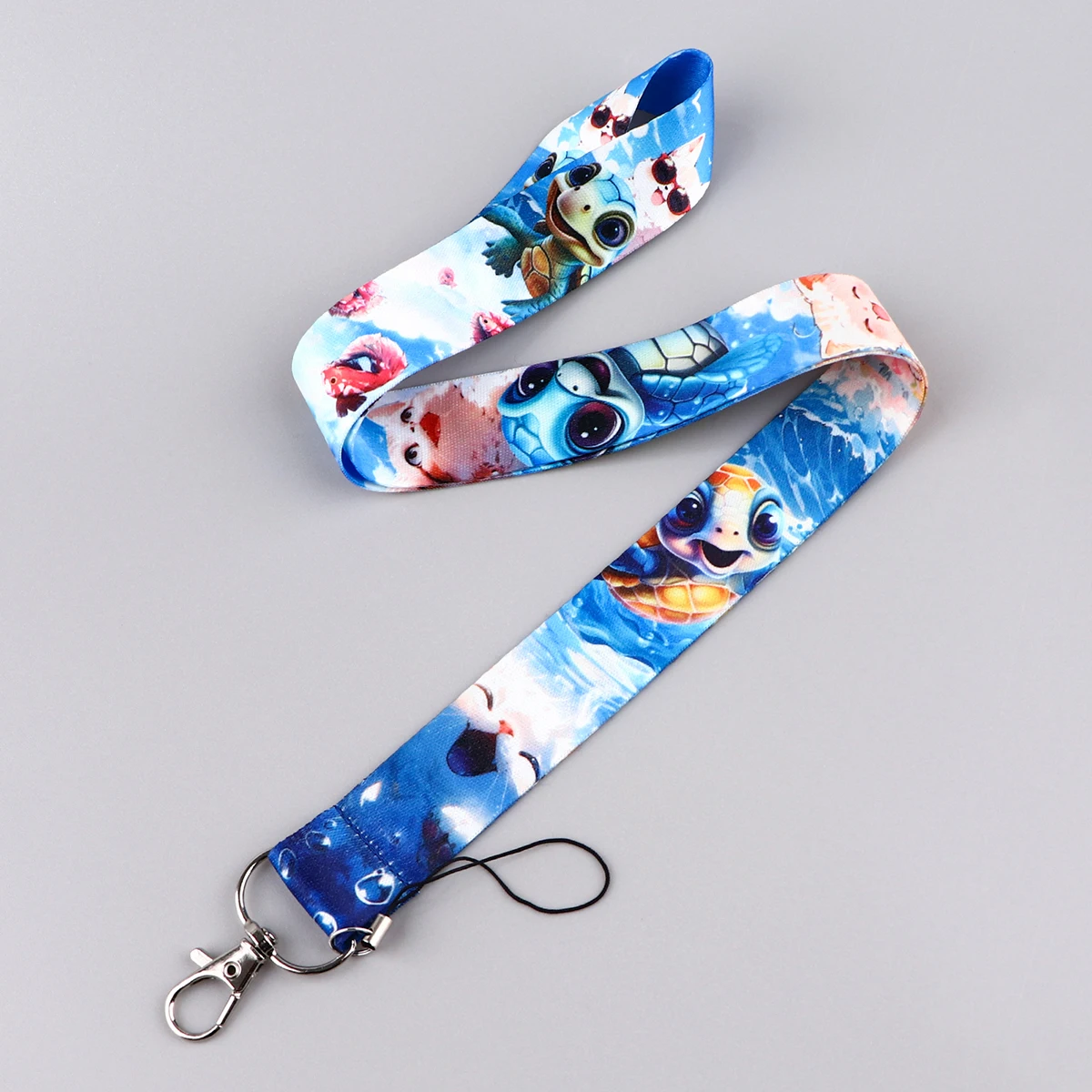 

Cute Sea Turtle Lanyards for Key Blue Neck Strap For Card Badge Gym Keychain Key Holder DIY Hanging Rope Phone Accessories