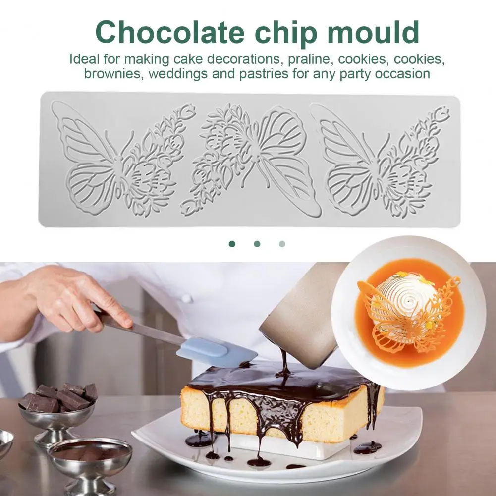 Christmas Snowflake Silicone Chocolate Mold for Cake Decorating Fondant Impression Mats Pastry Moulds Multipurpose Baking Tool f