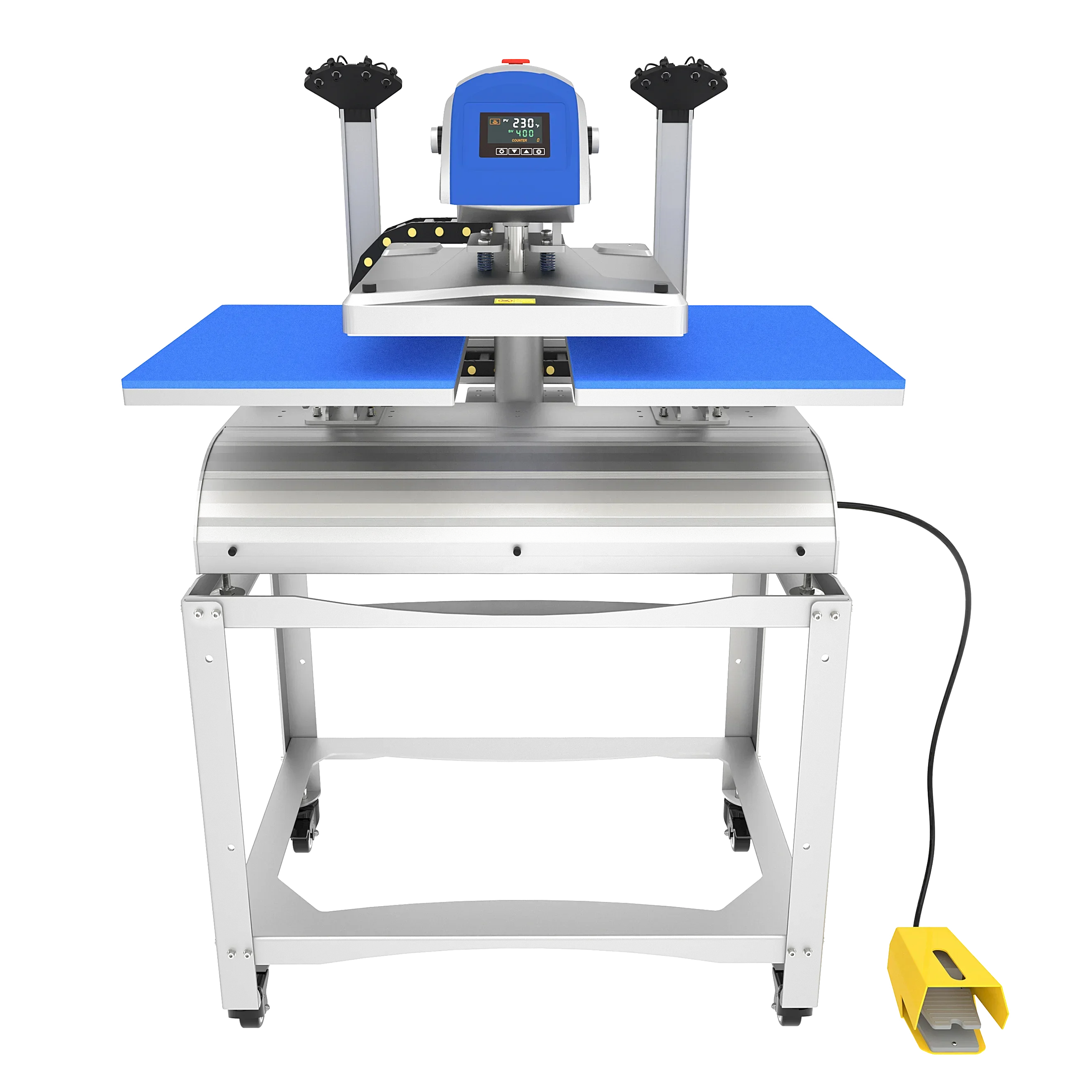 16 X 20 Inches Double Side Station Automatic Electric Heat Press Machine With Laser Alignment