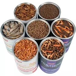 Yee-alimento para reptiles, Tortuga, hámster, peces secos, camarones, gusanos, pan, gusano, acuario