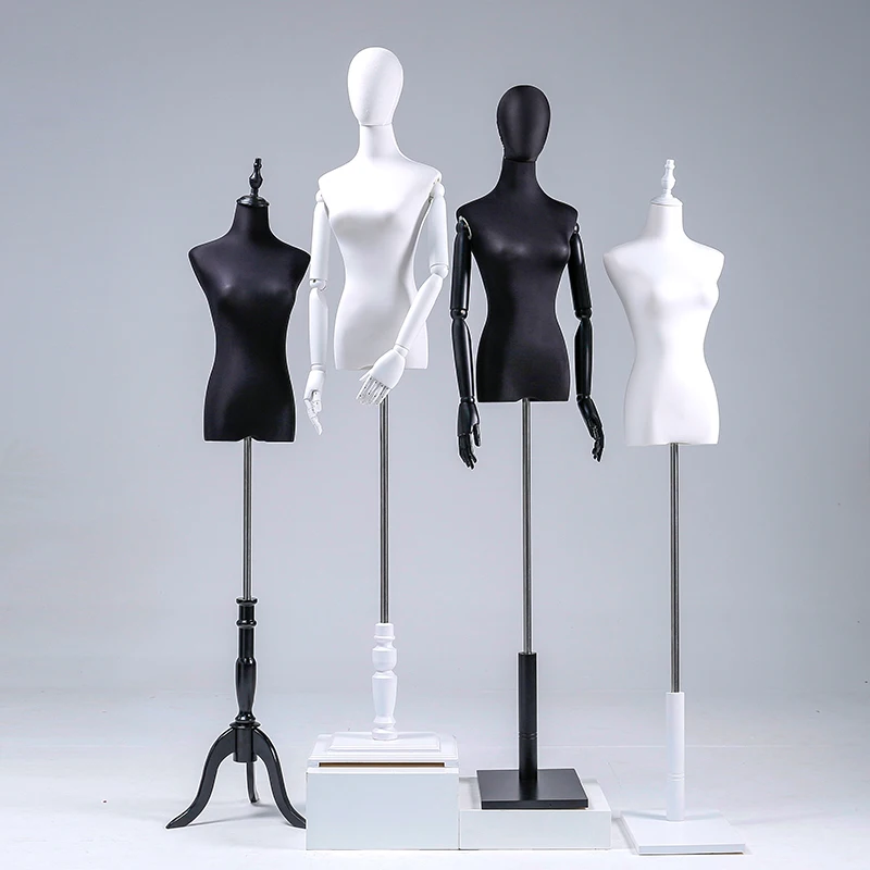 Professional Female Half Covered Dress Form Mannequin