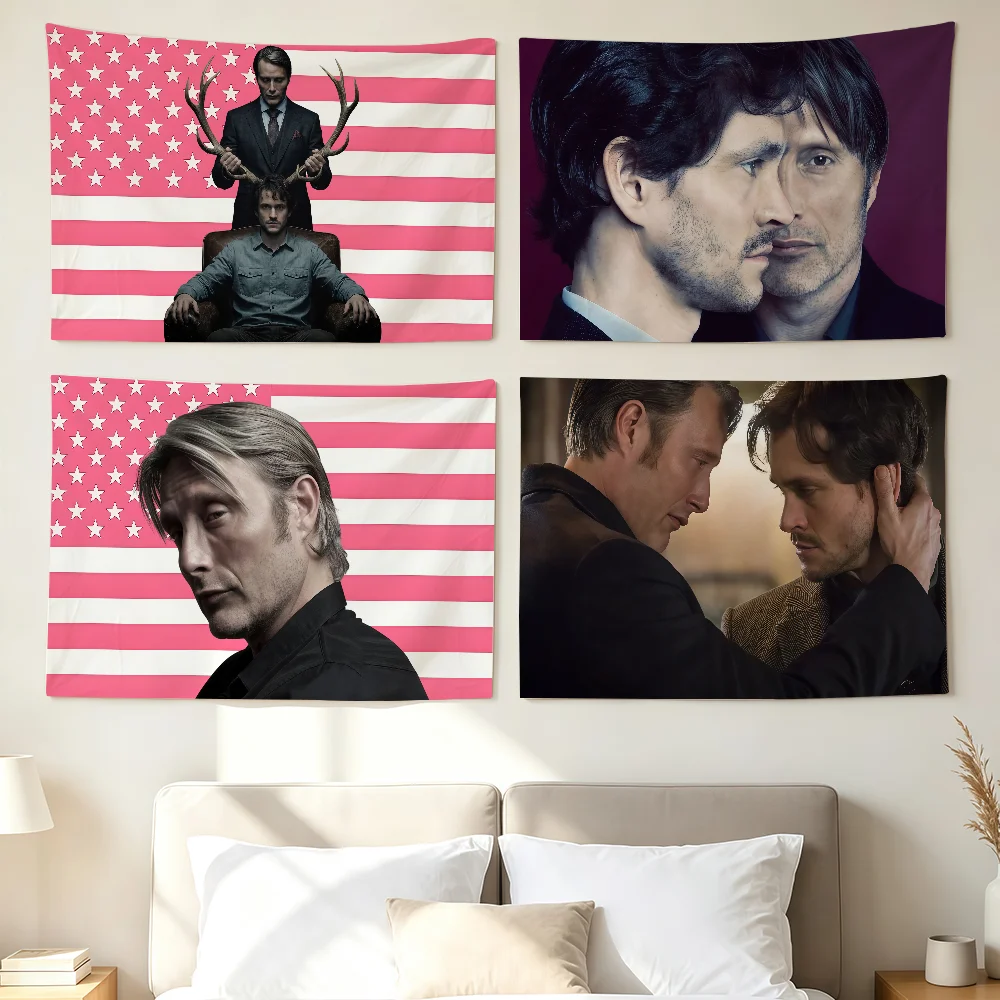 Horror movie H-Hannibal flag F - Outdoor Camping Movies ulasan dan harga