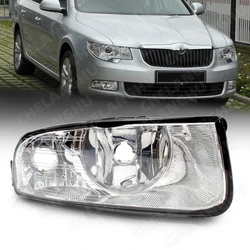 Right Side Car Light For Skoda Superb MK2 2008 2009 2010 2011 2012 2013 Car-styling Front Bumper Fog Lamp Light Without Bulbs