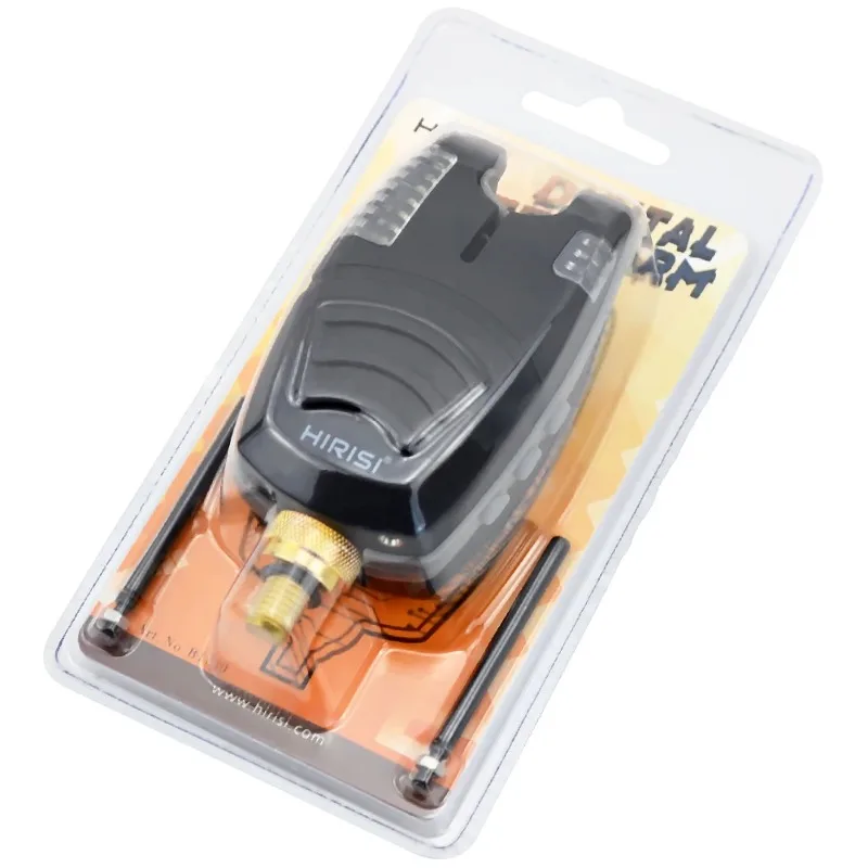 HIRISI – alarme de morsure de pêche à la carpe, étanche, professionnelle, 1 pièce, avec barre d'accroc et bande LED roulante, indicateur de morsure de poisson, alarme à Induction