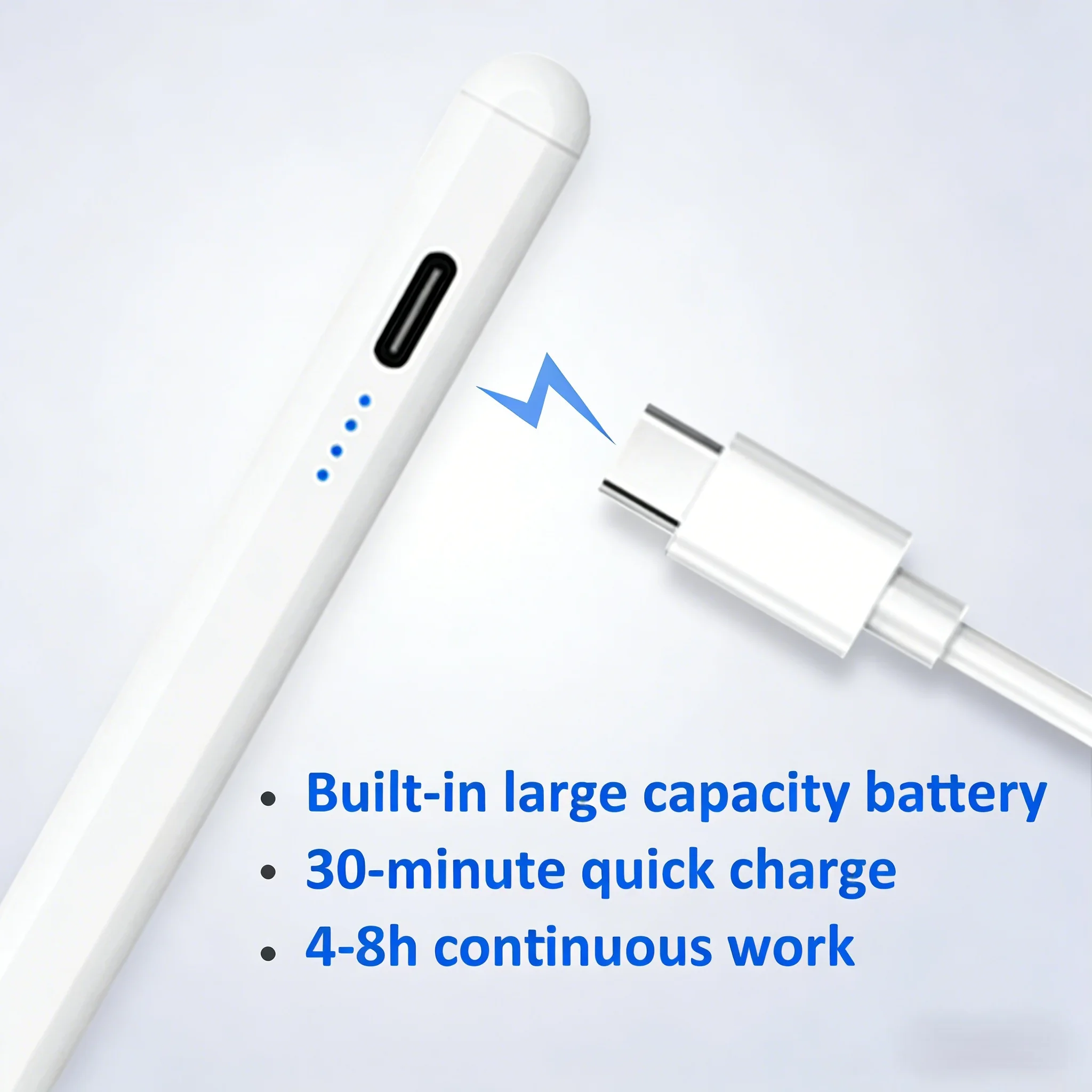 Universal Stylus Compatible with Android IOS Windows for Xiaomi Samsung Features Battery Level Display and Works with Tablets