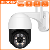 5MP 3MP UHD PTZ Auto Tracking WiFi Camera AI Humanoid Detection IR Night Vision 1080P Surveillance Outdoor IP Camera 2-way Audio