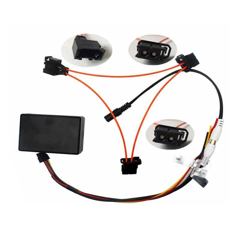 Imagem -06 - Carro Bluetooth Music Aux Audio Input Old 2gmmi Caixa Decodificadora de Fibra para Android Audi A6l A8l q7