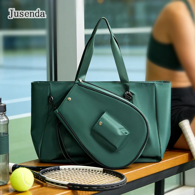 

Tennis Rackets Bag Large Capacity Outdoor Sports Badminton Racquet Shoulder Bag Detachable Waterproof Movement Handbag Backpack