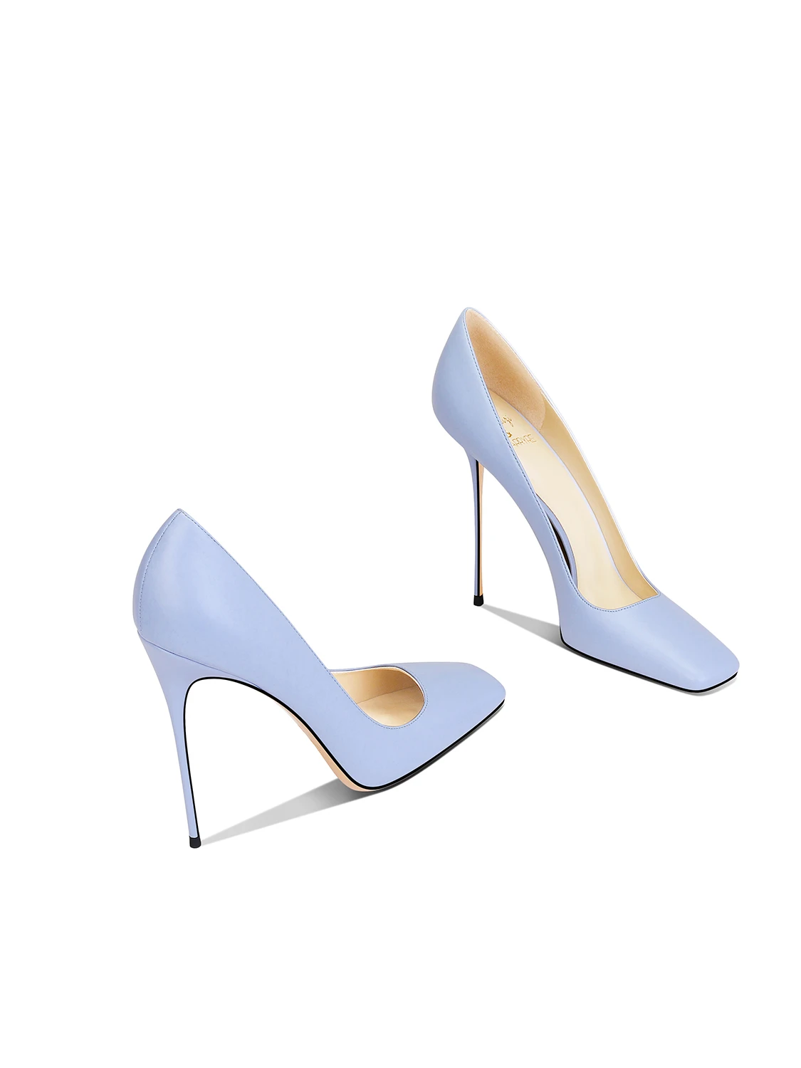 

New High-end Women's High Heels, Stiletto Square Head Multi-color Fashion Dress Handmade Women's Shoes