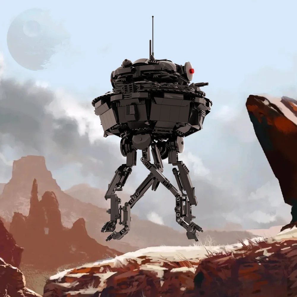 MOC – blocs de construction à l'échelle impériale, sonde de droïde, modèle de guerre spatiale, échelle UCS, briques de droïde, jouets d'assemblage, cadeaux de bricolage pour enfants