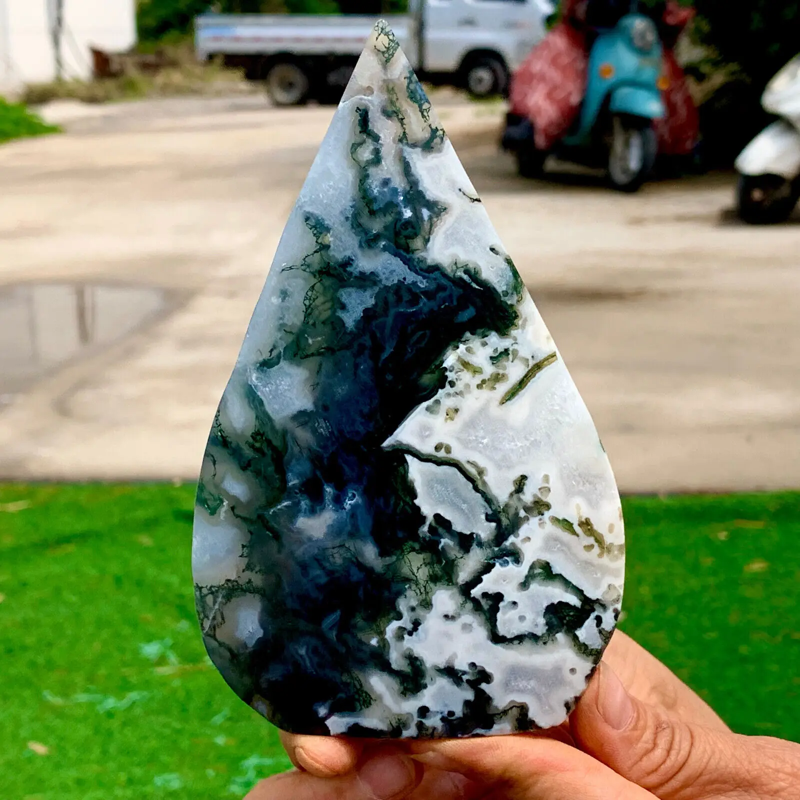 Natural Moss Agate … - image
