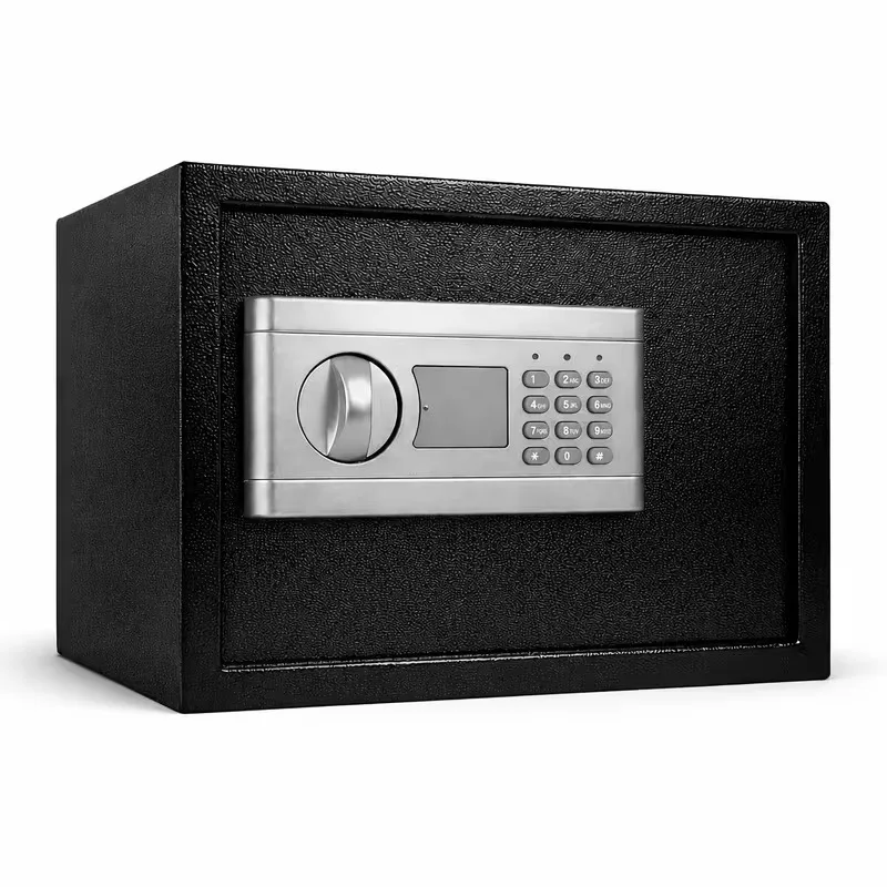 Hotel Double-Layer Safe electronic password, Small Household Safe, Desktop Savings Box, Supermarket Cash Register Security Box