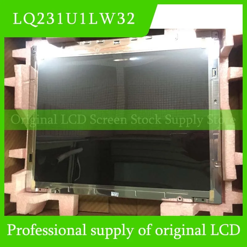 Painel de exibição LCD para Sharp, original, novo, transporte rápido, 100% testado, LQ231U1LW32, 23,1"