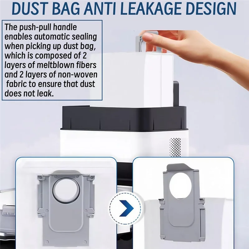 

A85I-Accessories Kit For Roborock Qrevo Curv Vacuum Cleaner Parts Main Side Brush HEPA Filters Mop Pads Dust Bags