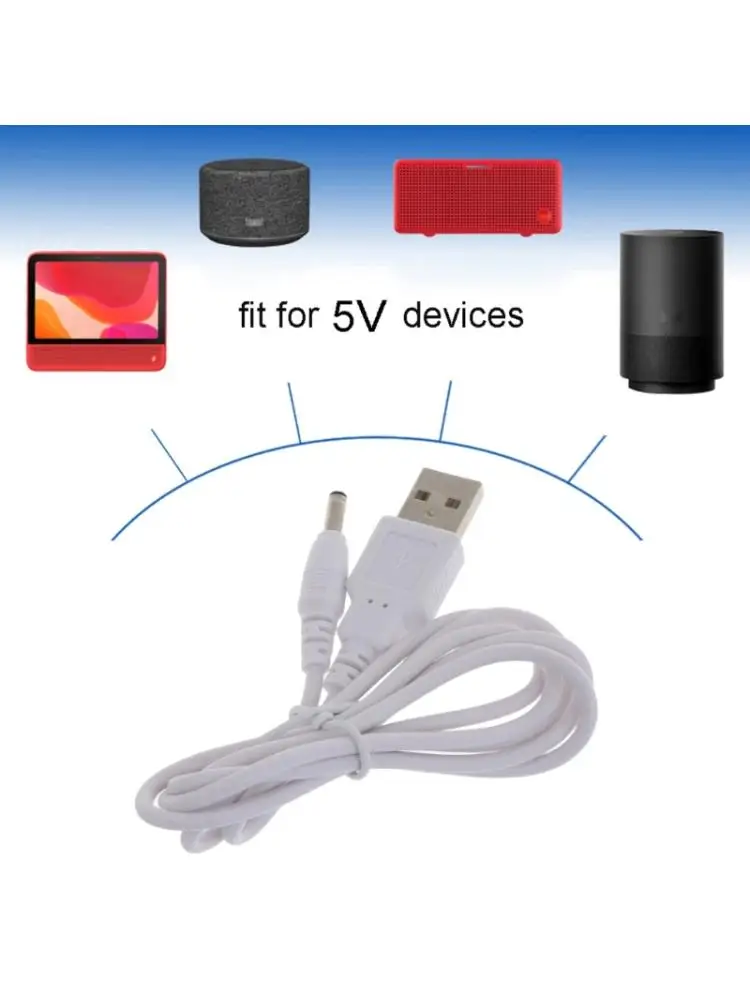 Y1UB – cordon d'alimentation Portable 3.5x1.35mm 5V, fiches baril électronique USB vers adaptateur femelle 3.5mm