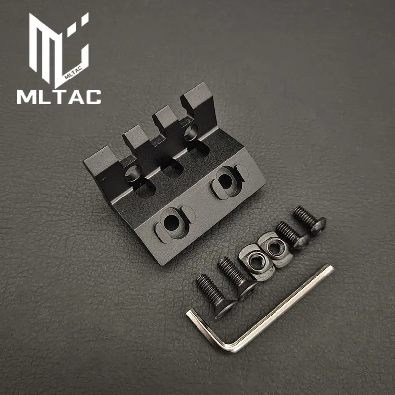 Tacatical MG P CNC Mlok Keymod Dual Use 45Degree Side Mount Outdoor Light Accessory Fit 20mm Picatinny Rail Metal Aluminum