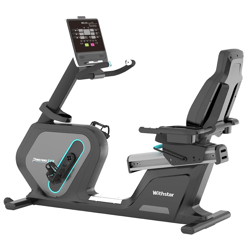 Exercise Bike,Indoor Fitness Recumbent Exercise Bike Comfortable Spinning Bikes Cardio Training Recumbent Bike For Gym Workouts