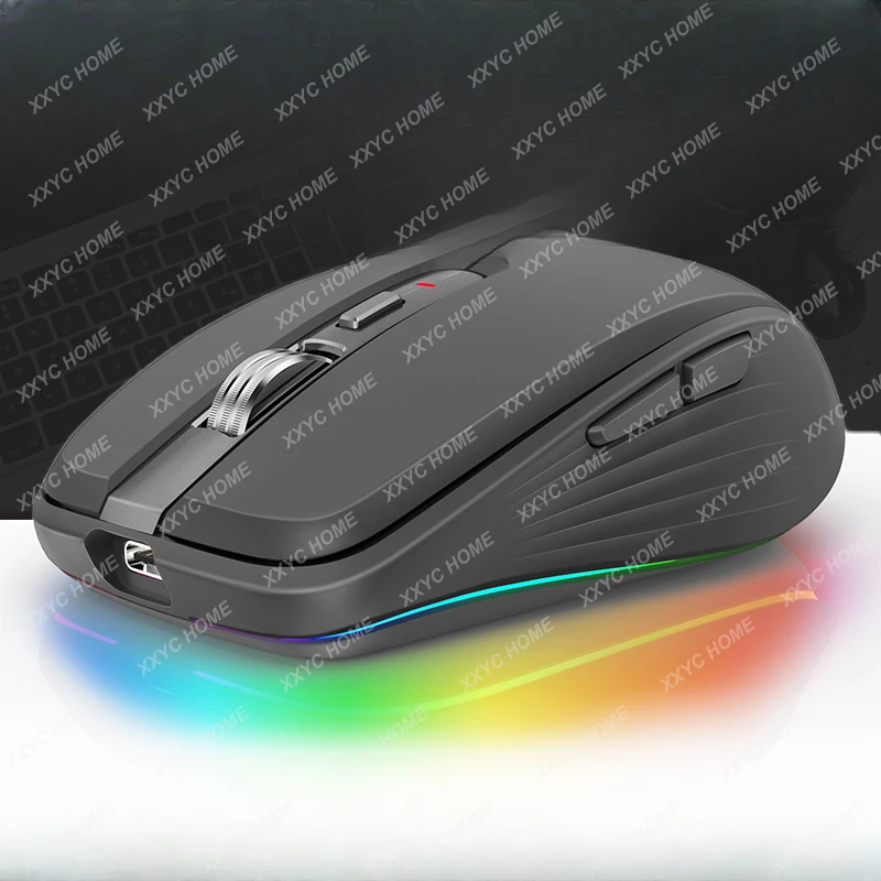 Wireless Mouse Bluetooth Dual-Mode Rechargeable Desktop Computer Notebook Tablet E-Sports Games