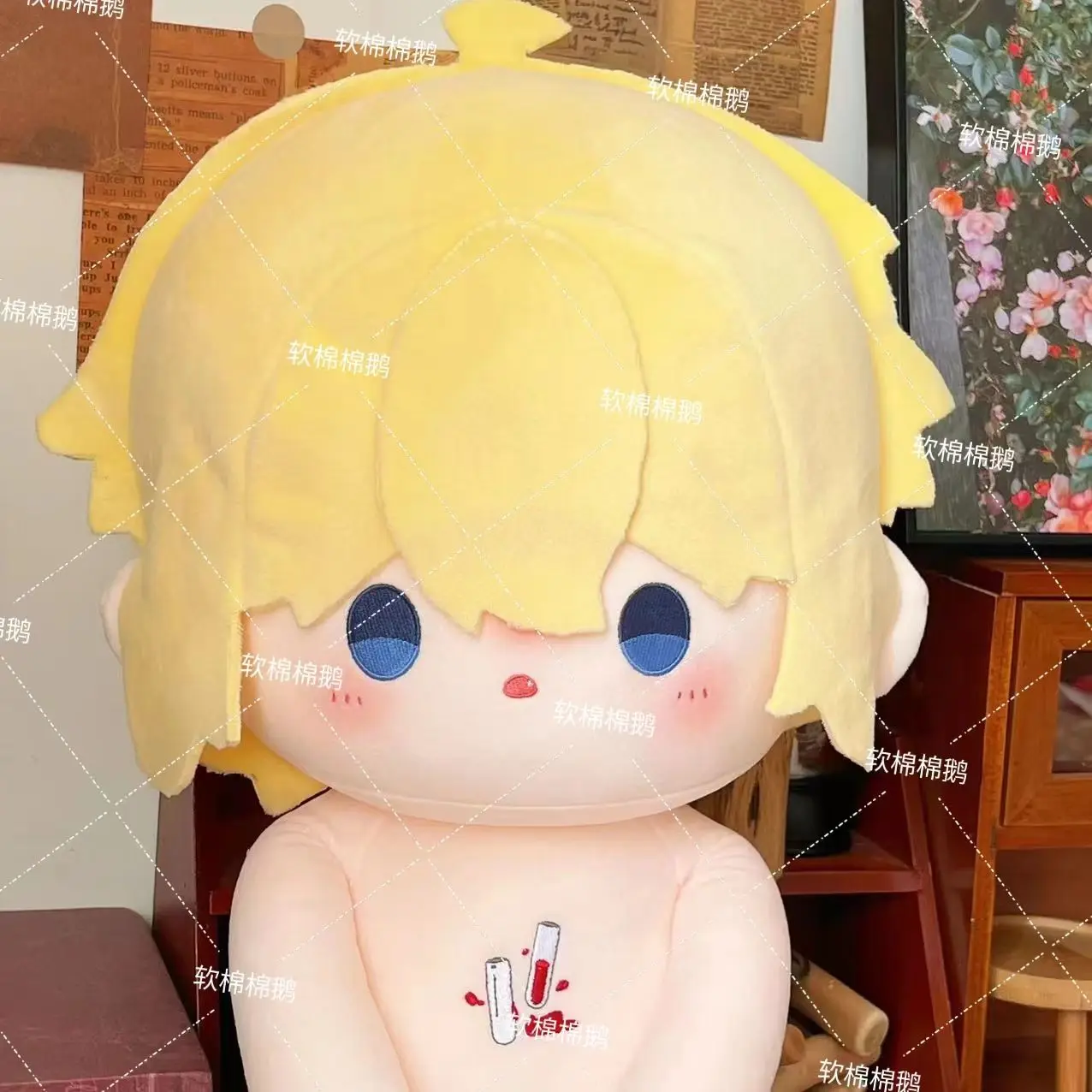 

40cm Seraph of The End Plush Doll Cosplay Mikaela Hyakuya Cute Soft Stuffed Toy Pillow for Anime Fans