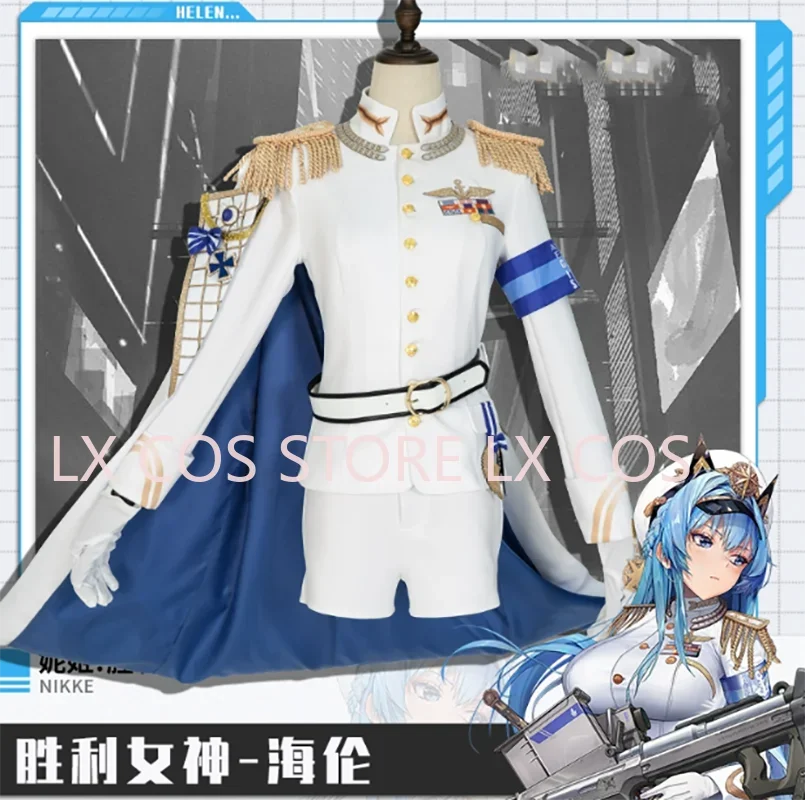 Anime Nikke Helen Cosplay Costume The Goddess Of Victory Nikke Cosplay Suit Game Goodess Of Victory Helen Uniform Female