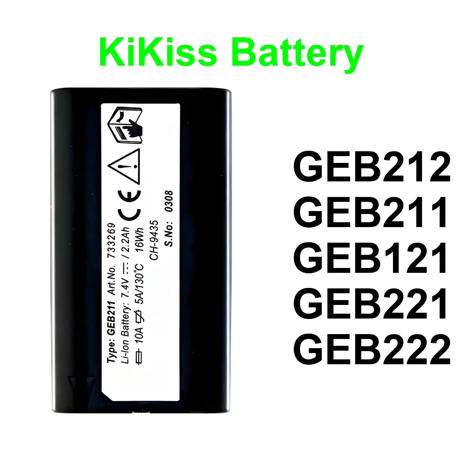 

Battery Long-Lasting Performance GEB121 GEB222 GEB221 2600-6000mAh For Leica ATX1200 GEB211 GEB212 Tps Total Station Gps