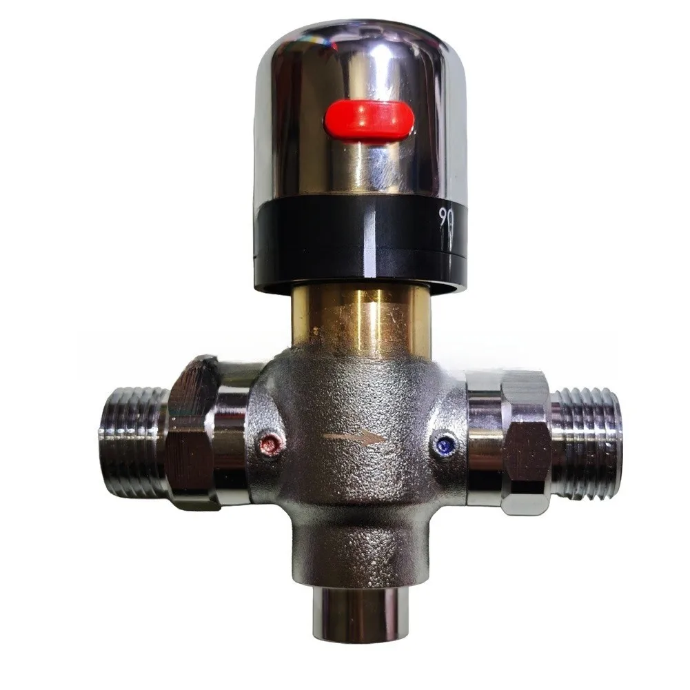 Temperature Adjustable Bypass Valve Kit for Residential For Hot Water Recirculation Without Additional Power Needs