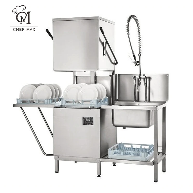 Kitchen Freestanding Stainless Steel High Temperature Sanitizing Commercial Dish Washer Dishwashers
