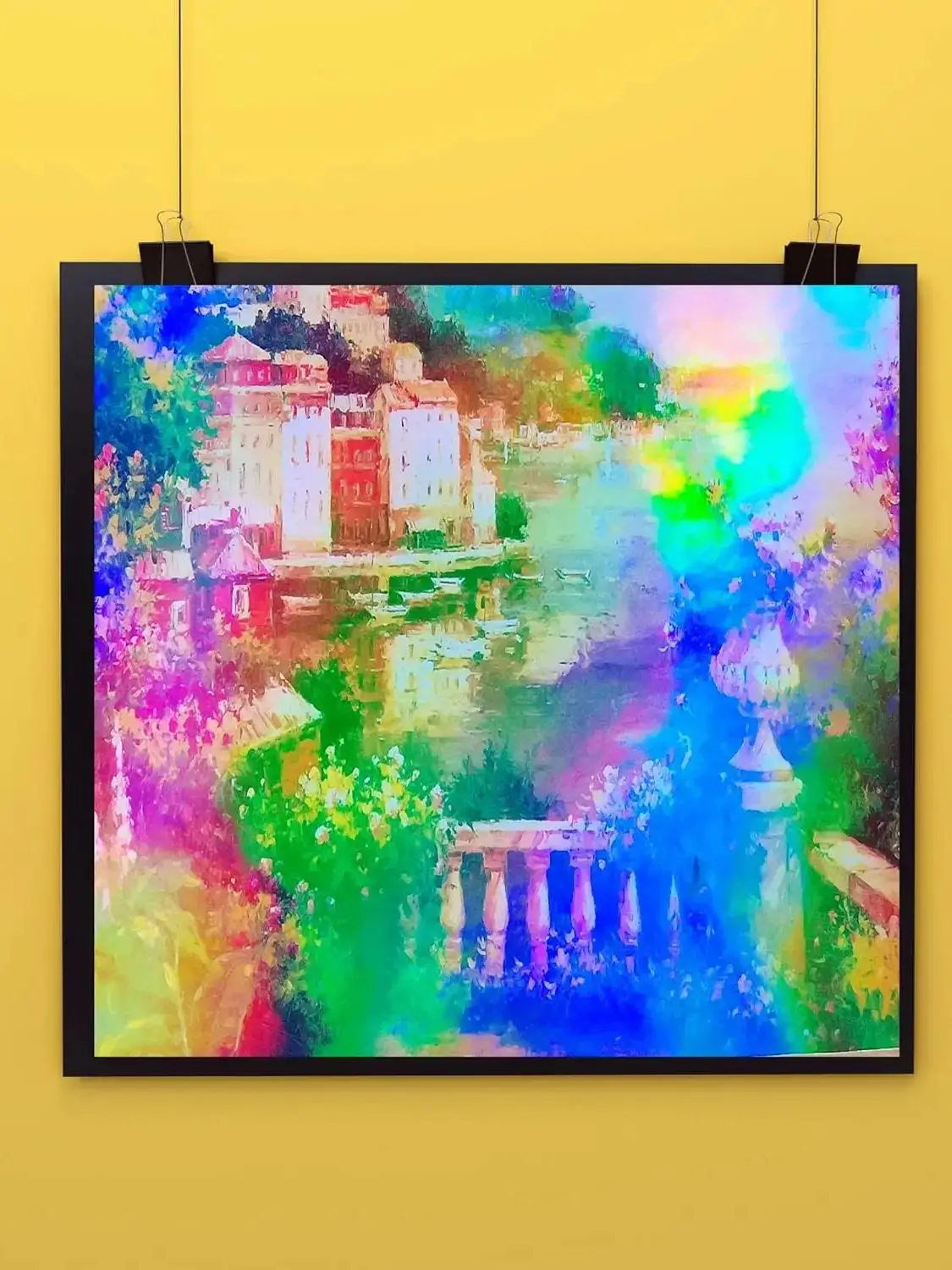 KRYON A4 20 Blatt Regenbogengröße: 8,3 x 11,7 Zoll 210 x 297 mm holografisches Aufkleberpapier, glitzernde, klare Kaltlaminierfolie – Detail 6