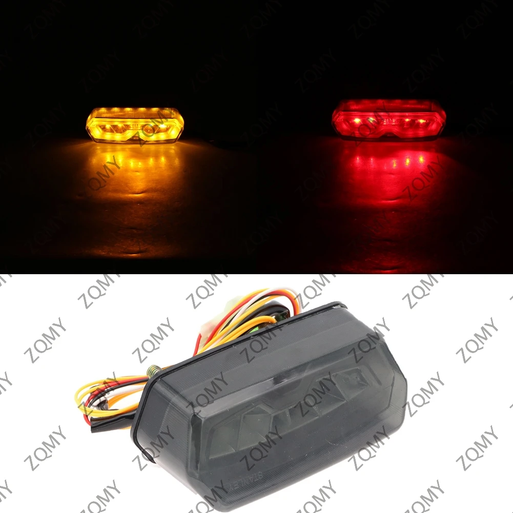 Motorcycle Taillight Rear Brake Stop LED Turn Signal Light Integrated For Honda Grom MSX125 2014 2015 2016