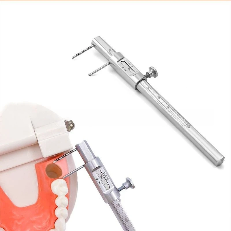 

Dental implant measuring caliper, tooth spine thickness pen measurement