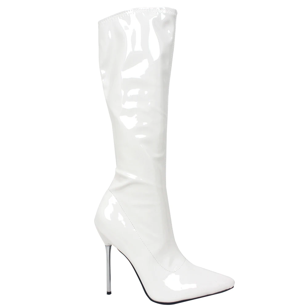 

Unisex High Heel Knee High Boots Fetish Style Stiletto Heels Size36-46