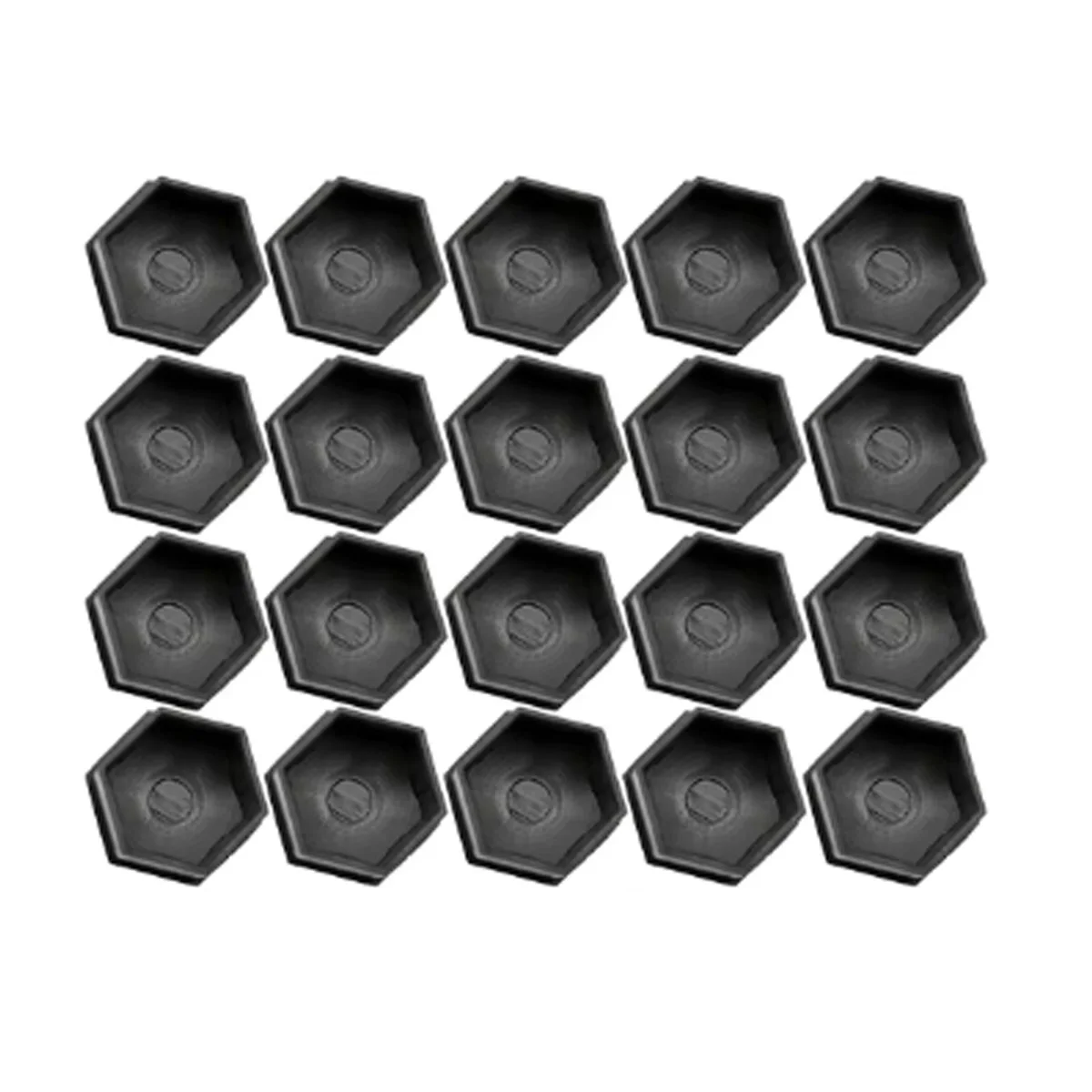 20Pcs Car Wheel Nut Caps Auto Hub Screw Cover 17mm 19mm 21mm Bolt Rims Exterior Decoration Special Socket Protection Dust Proof