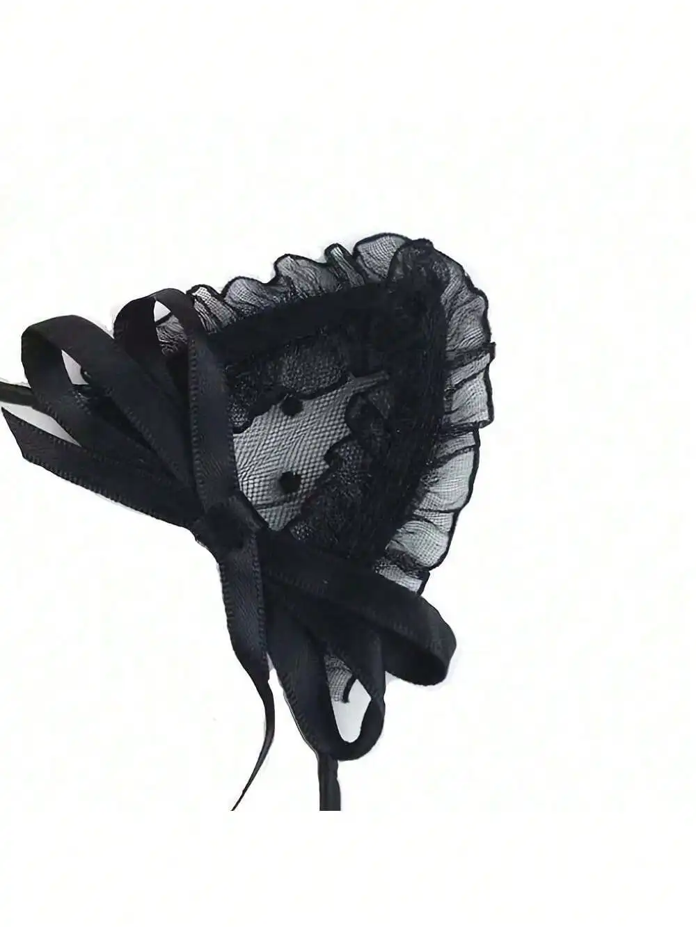 ที่คาดผมหูแมวลูกไม้สีดำ 1 ชิ้น – น่ารักและเซ็กซี่, เครื่องประดับผมสำหรับฮาโลวีนและอุปกรณ์เสริมชุดปาร์ตี้