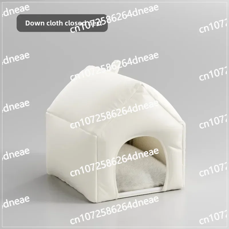 Winter Warmth Cat's Nest Closed Kitten Tent Constant Temperature Electric Carpet Pet House Thick Anti Collapse Cat Bed