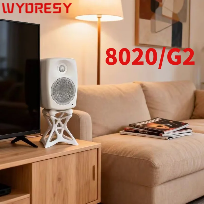 Speaker 3D Printed Desktop Stand for Genelec (8020/G2) Support Frame Position Monitor Cabinets Within Home Recording Corners