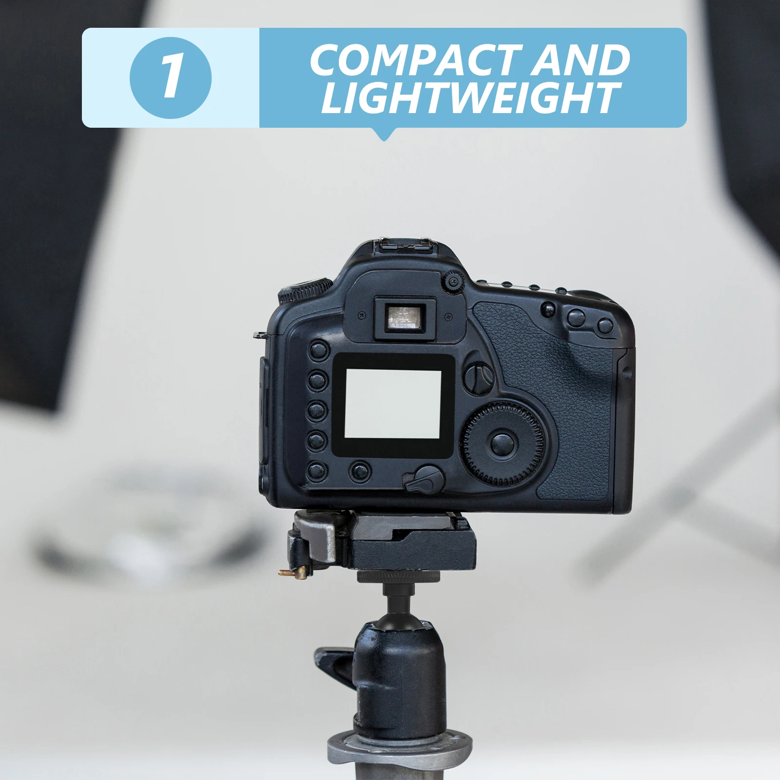 

2pcs Camera Mount Ball Heads Rotatable Aluminum Alloy Tripod Adapter Bracket For Dslr Cameras Phones Stable Support Easy To Use